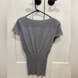 Worthington Heather Gray Knit Top